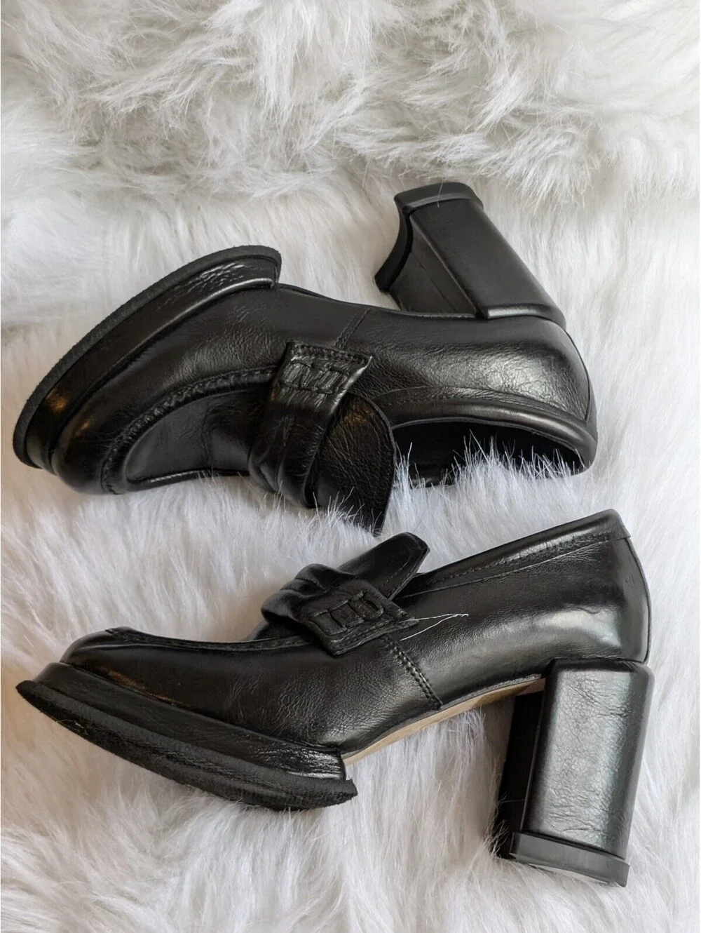 A.s.98 Leight platform Loafers 9/40 pre owned